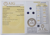 Sapphire 2.51ct AIG Certified