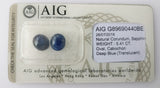 Sapphire 5.41ct AIG Certified