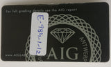 Sapphire 1.68ct AIG Certified