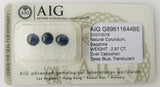 Sapphire 2.87ct AIG Certified