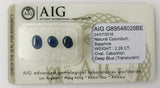 Sapphire 2.28ct AIG Certified