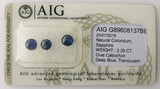 Sapphire 2.29ct AIG Certified