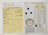 Sapphire 2.33ct AIG Certified