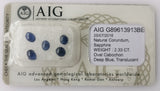 Sapphire 2.33ct AIG Certified