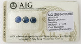 Sapphire 3.11ct AIG Certified