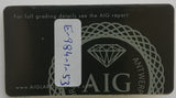 Sapphire 2.52ct AIG Certified