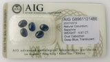 Sapphire 4.87ct AIG Certified