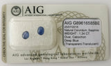 Sapphire 1.34ct AIG Certified