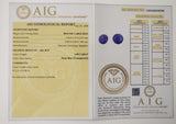 Sapphire 1.58ct AIG Certified