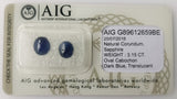 Sapphire 3.15ct AIG Certified