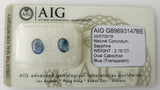 Sapphire 2.16ct AIG Certified