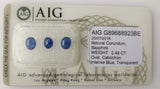 Sapphire 2.49ct AIG Certified