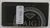 Sapphire 2.49ct AIG Certified