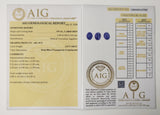 Sapphire 2.67ct AIG Certified