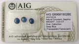 Sapphire 3.03ct AIG Certified