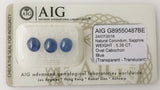 Sapphire 5.39ct AIG Certified