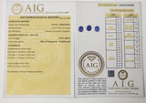 Sapphire 5.39ct AIG Certified