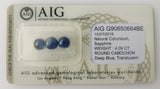 Sapphire 4.09ct AIG Certified