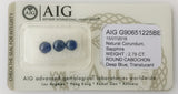 Sapphire 2.78ct AIG Certified