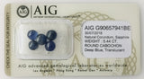 Sapphire 5.44ct AIG Certified