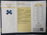 Sapphire 5.44ct AIG Certified