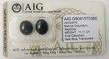 Sapphire 11.11ct AIG Certified