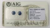 Sapphire 2.24ct AIG Certified