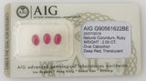 Ruby 2.00ct AIG Certified