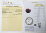 Ruby 6.87ct AIG Certified