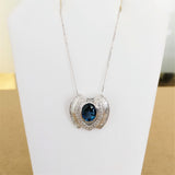 2.50ct Topaz Necklace with pendant