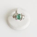 1.60ct Emerald and Diamond Ring