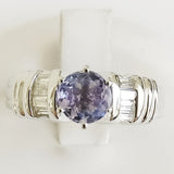 1.15ct Tanzanite and Diamond Ring