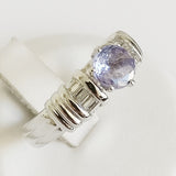 1.15ct Tanzanite and Diamond Ring