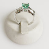 1.38ct Emerald and Diamond Ring