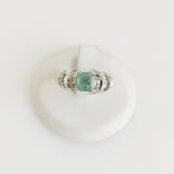 1.60ct Emerald and Diamond Ring