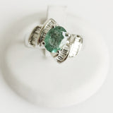 1.61ct Emerald and Diamond Ring