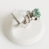 1.61ct Emerald and Diamond Ring