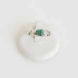 1.82ct Emerald and Diamond Ring