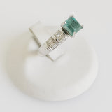 1.53ct Emerald and Diamond Ring