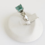 1.53ct Emerald and Diamond Ring