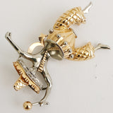 Gold Musician Vintage Style Brooch