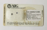 Sapphire 0.33ct AIG Certified