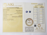 Sapphire 0.33ct AIG Certified