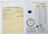 Sapphire 3.89ct AIG Certified