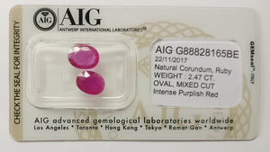 Ruby 2.47ct AIG Certified