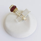 2.08ct Ruby and Diamond Ring