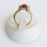 2.08ct Ruby and Diamond Ring