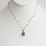 3.18ct Star Sapphire and Diamond Necklace with Pendant