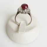 3.65ct Ruby and Diamond Ring