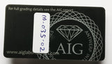 Sapphire 0.97ct AIG Certified